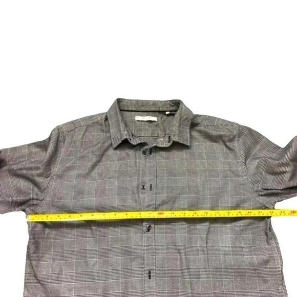 𝅺MEN’S Jack & Jones black and white plaid button down shirt size XL - Picture 2 of 4